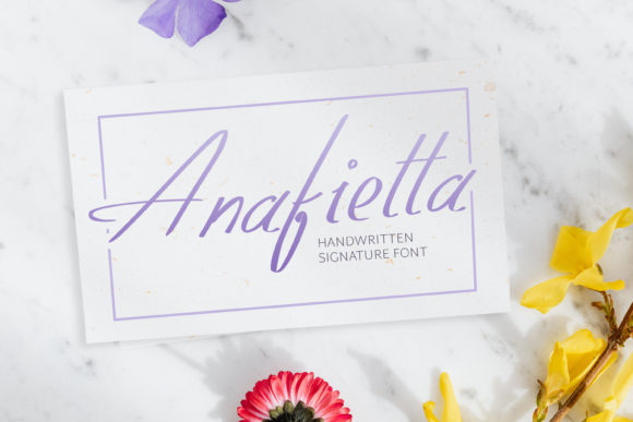 Anafietta Font Review for Branding