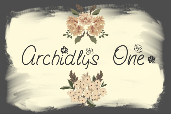 Archidlys One: A Versatile Handwritten Font for Modern Campaigns