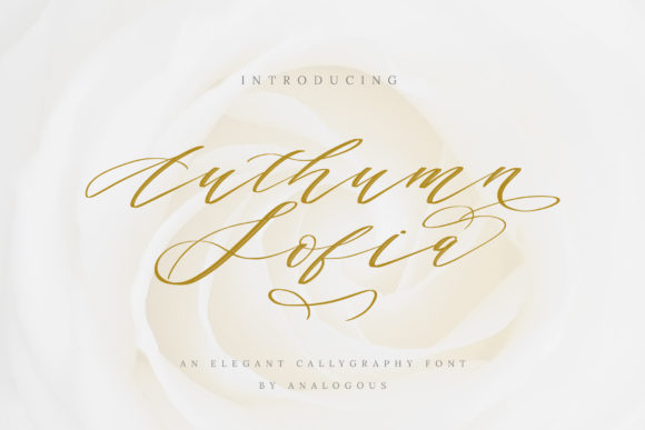 Authumn Sofia: A Handwritten Font for Crafters