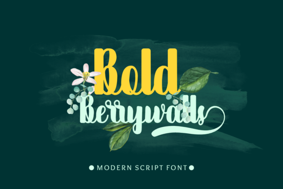 Bold Berrywalls: A Versatile Handwritten Font for Branding