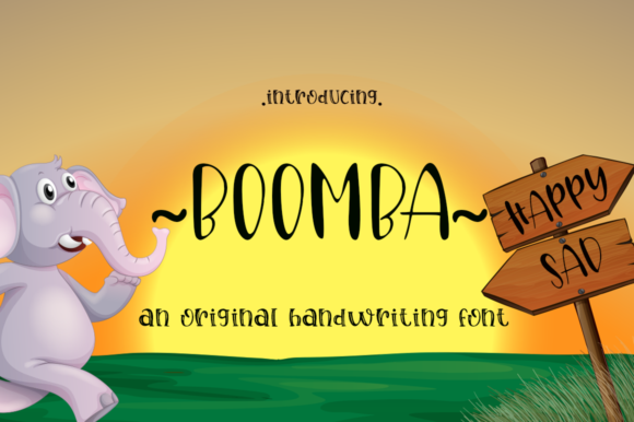 Boomba Font: A Playful Typeface for Small Business Branding