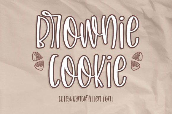 Brownie Cookie Font for Business Branding