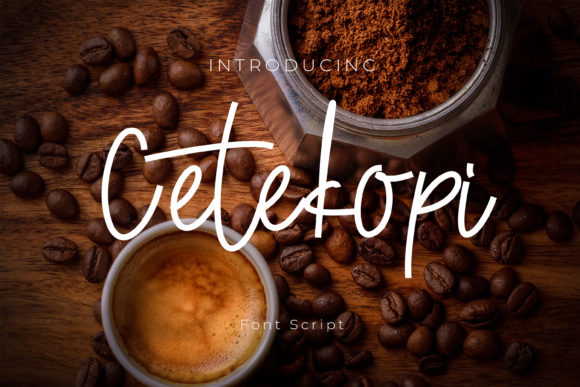 Cetekopi: A Handwritten Font for Modern Editorial Design