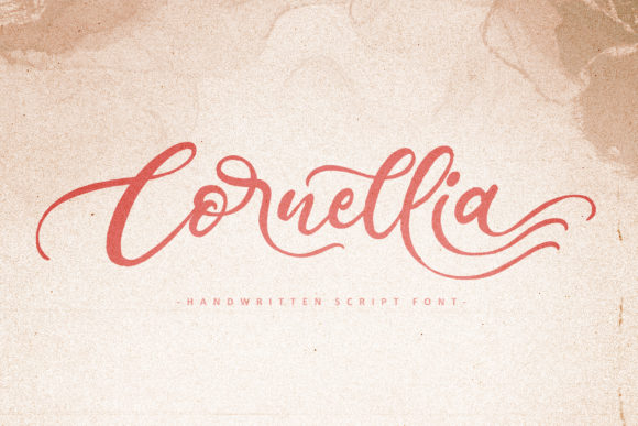 Cornellia: A Friendly Handwritten Font for Modern Editorial Design
