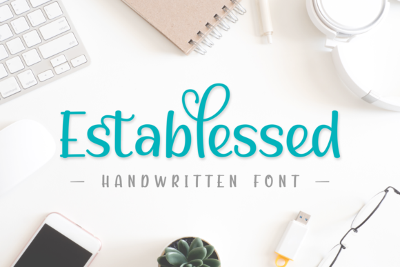 Establessed: A Handwritten Font for Editorial Design