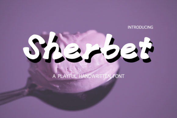 h1>Sherbet Font: A Playful Typeface for Editorial Design