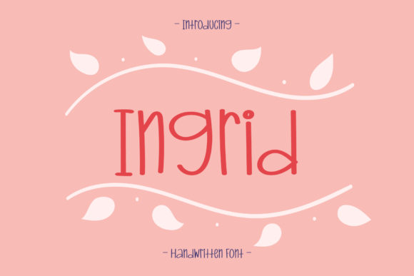 Ingrid: A Handwritten Font for Modern Web Design