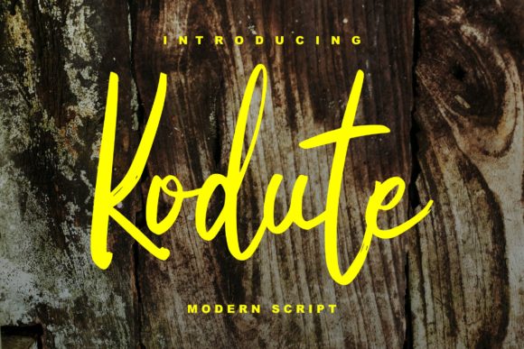 Kodute Font: A Friendly Typeface for Web Design