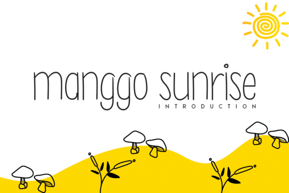 Manggo Sunrise: A Quirky Handwritten Font for Web Design