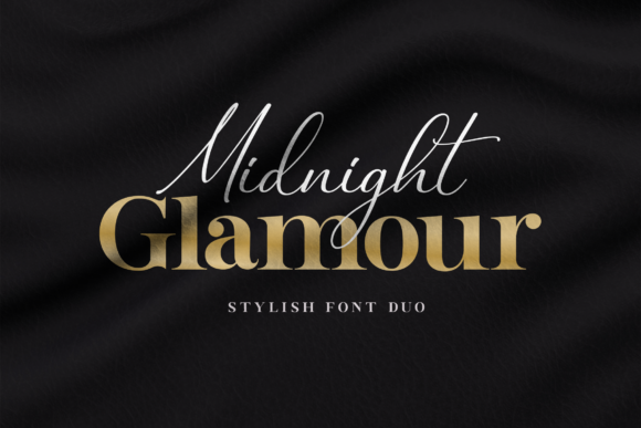 Midnight Glamour: A Typeface for Makers