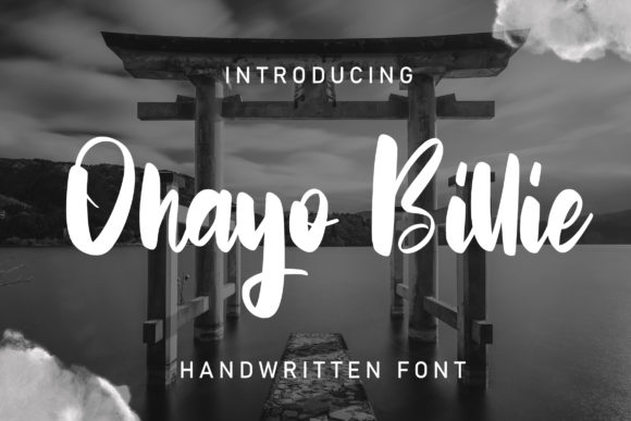Ohayo Billie: A Handwritten Font for Web Design