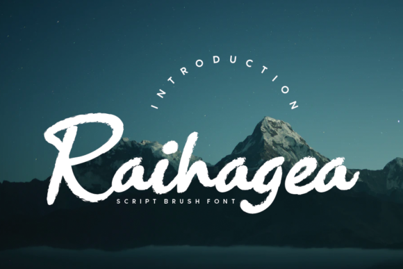 Raihagea: A Handwritten Font for Modern Web Design