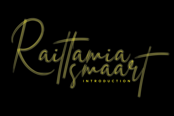 Raittamia Smaart: A Handwritten Font for Branding