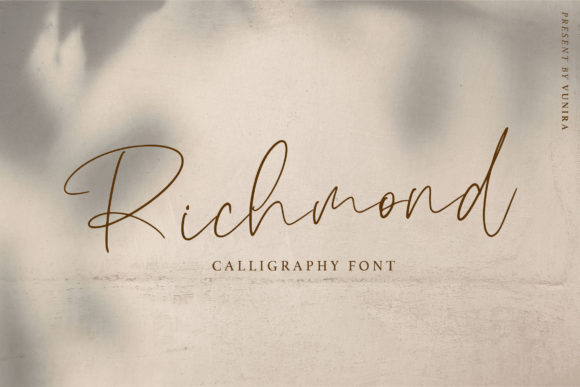 Richmond Typeface: Elegant Script for Branding