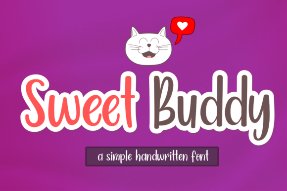 Sweet Buddy: A Playful Handwritten Typeface for Modern Brands
