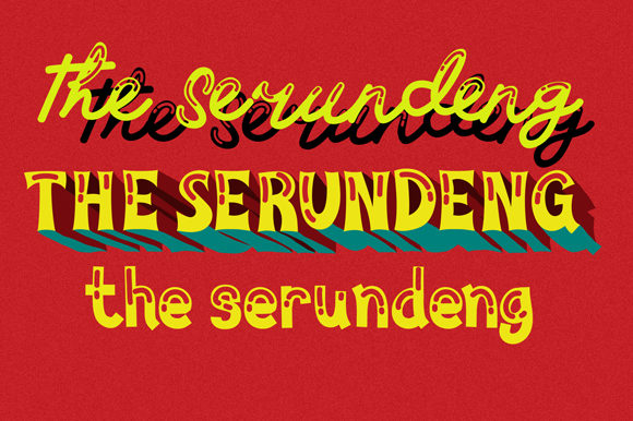 The Serundeng Typeface for Branding