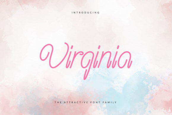 Virginia Font: A Handwritten Typeface for Crafters